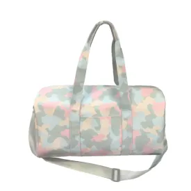 Personalized Nylon Pink Camo Duffel Weekender