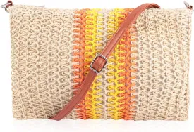 Plush Eco Fur Vegan Faux Leatherette Clutch Flat Pouch Purse - Travel Convertible Bag Shoulder Crossbody Strap Plaid