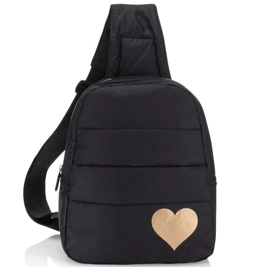 PUFFER CROSSBODY BACKPACK