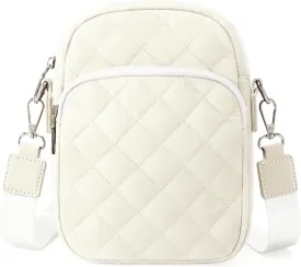 Quilted Crossbody Bag Small Women Shoulder Bags Purses Handbag Backpack Puffer Soft Fashion Design Magnetic and Zipper Pocket