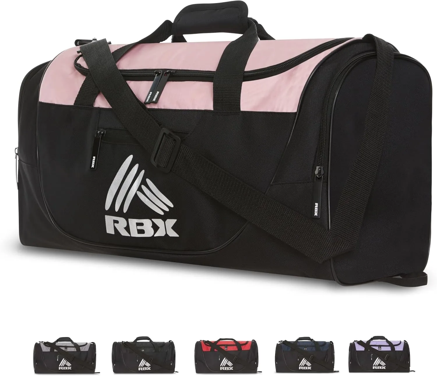 RBX Gym Bags for Men, Small Gym Bag for Women with Shoe Compartment, Duffle Bag for Travel, Sports Bag, Camping, Weekend, Carry On, Overnight Duffel Bag for Women with Shoulder Strap
