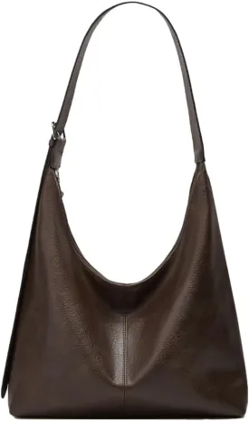 Slouchy Tote Bags for Women Retro Vegan Leather Shoulder Crossbody Bag Faux Leather Handbag Purse Satchel Soft Leather Bag