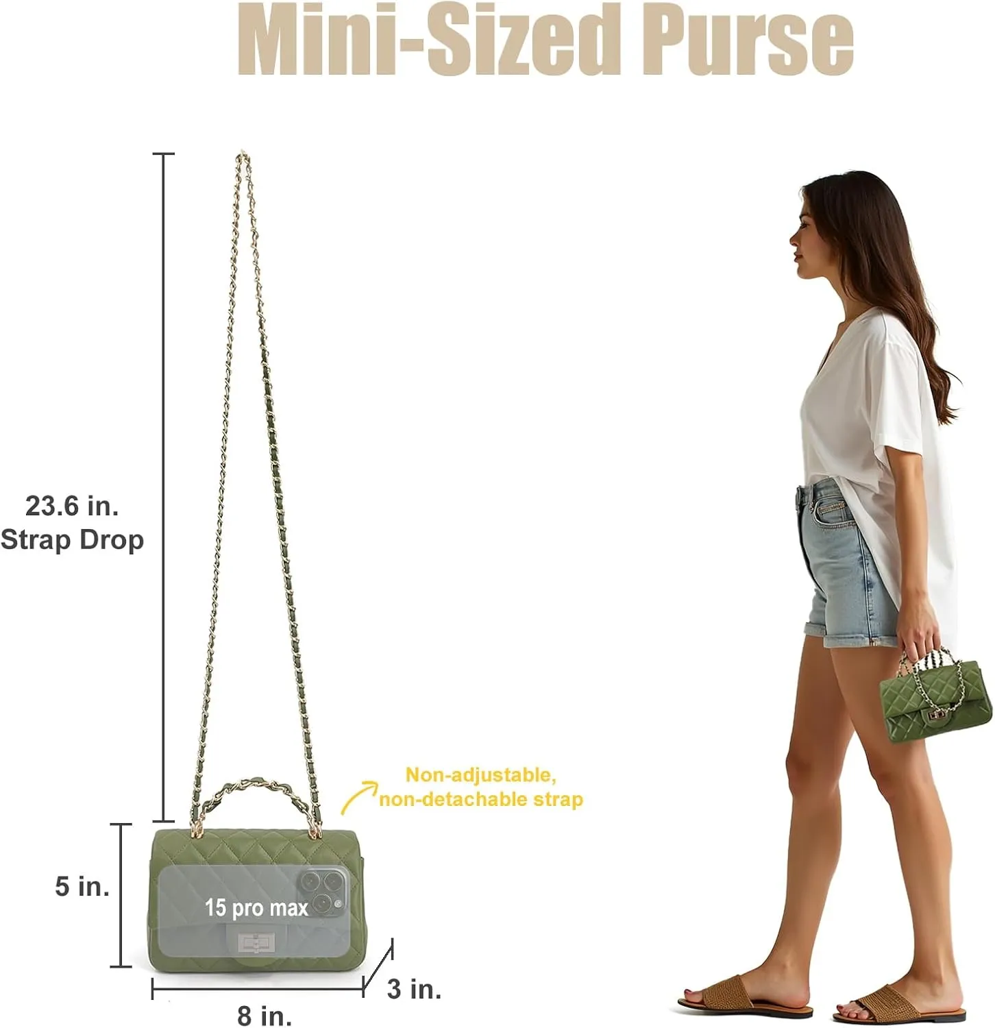 Small Quilted Crossbody Bags for Women, Soft Leather Shoulder Bag with Gold Chain Strap, Metal Top Handle Flap Evening Purse