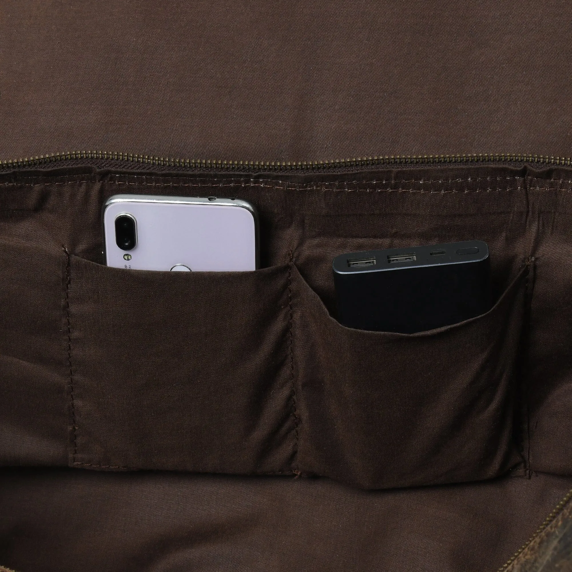 The Bolton Flap Duffel- Dark Brown