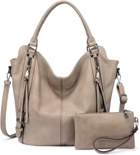 Tote Bag for Women PU Leather Shoulder Bags Fashion Hobo Bags Large Purse and Handbags with Adjustable Shoulder Strap
