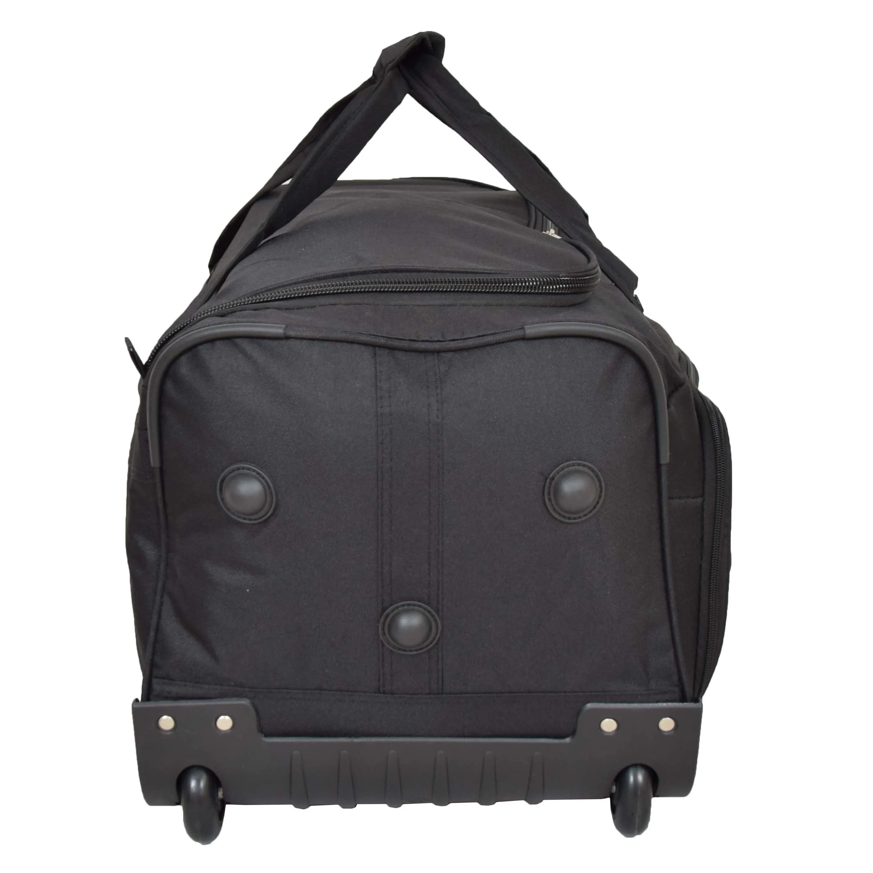 Travel Duffle Bag 28" Lightweight Wheeled Holdall Weekend Bag Marco Black