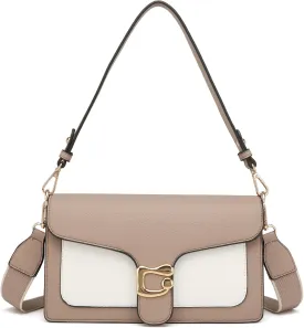 Travistar Crossbody Bags for Women Trendy - Small Cross Body Purse Shoulder Bag Leather Handbags Evening Clutch with 2 Straps