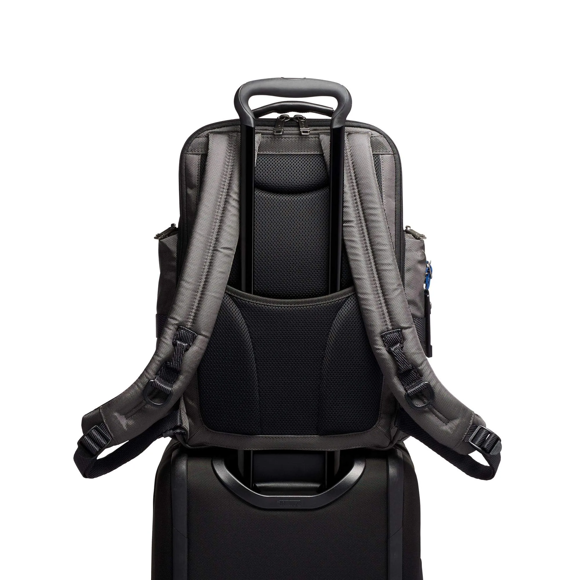 TUMI - Alpha Bravo Sheppard Deluxe Brief Pack Laptop Backpack - 15 Inch Computer Bag for Men and Women - Brushed Blue