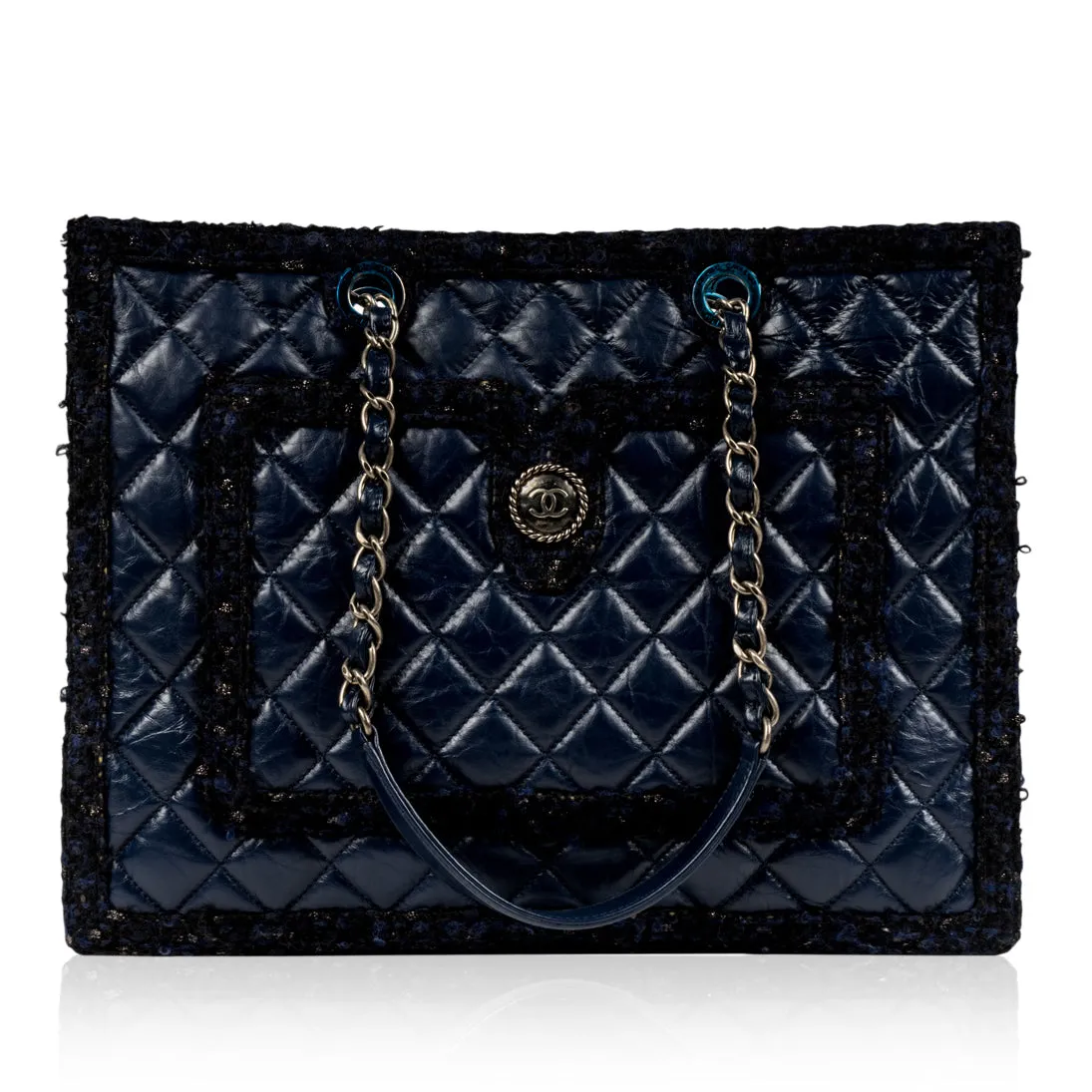 Tweed Shopper Tote