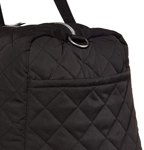Vera Bradley Women's Performance Twill Medium Travel Duffle Bag, Black