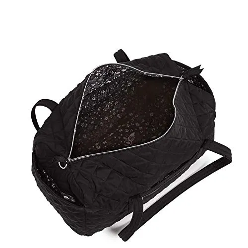 Vera Bradley Women's Performance Twill Medium Travel Duffle Bag, Black