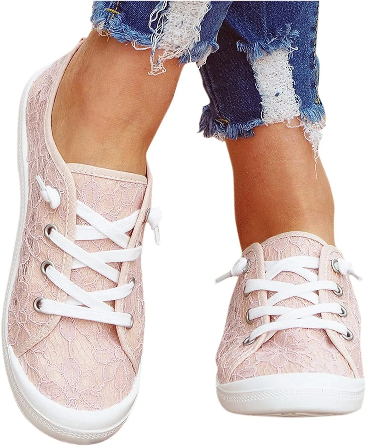 Walking Shoes for Women Non Slip Comfortable Lightweight Fashion Shoe Casual Jogging Mesh Breathable Sneaker