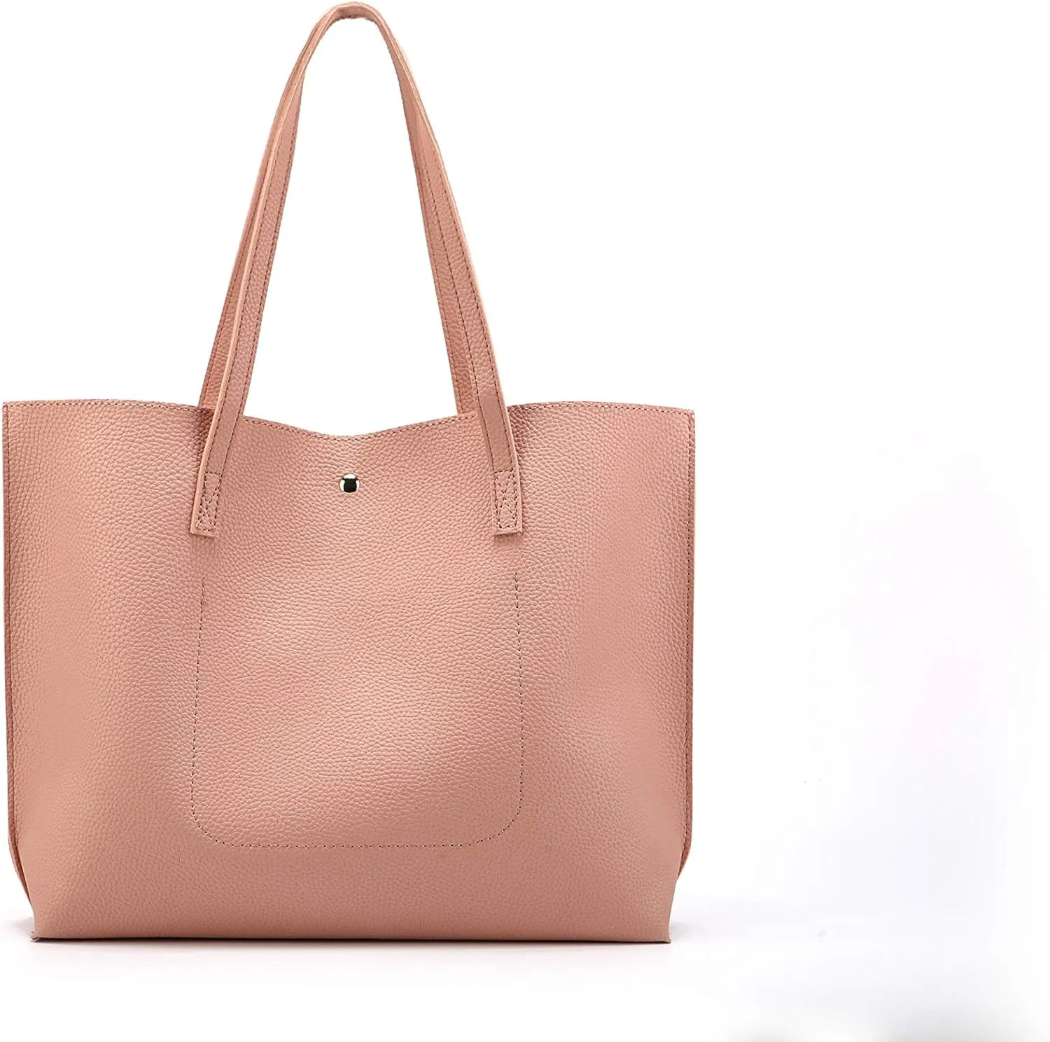 Women Tote Bags Top Handle Satchel Handbags PU Faux Leather Tote Bag with Tassel Shoulder Purse