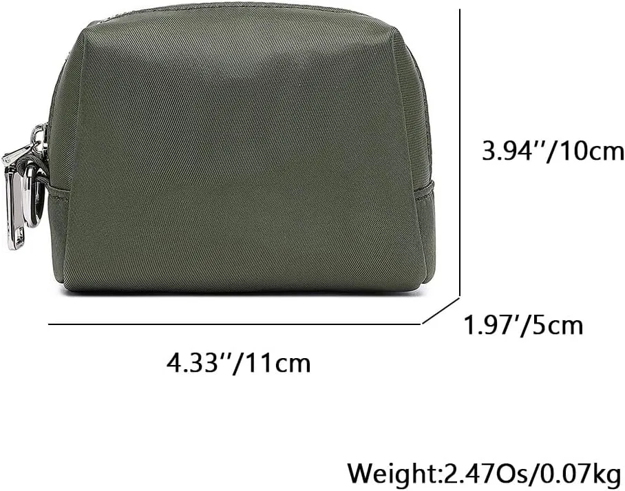 Wristband Bag for Women's Makeup nylon Small Wristlet Pouch Lightweight Stylish Convenient Storage Solution