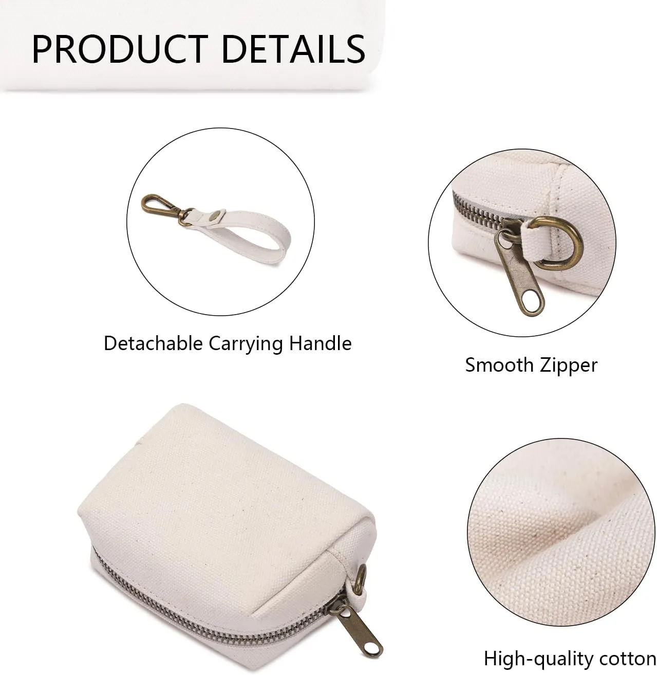 Wristband Bag for Women's Makeup nylon Small Wristlet Pouch Lightweight Stylish Convenient Storage Solution