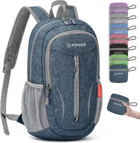 ZOMAKE 10L Small Packable Hiking Backpack - Lightweight Hiking Daypack - Tear Resistant Foldable Day Pack for Women Men